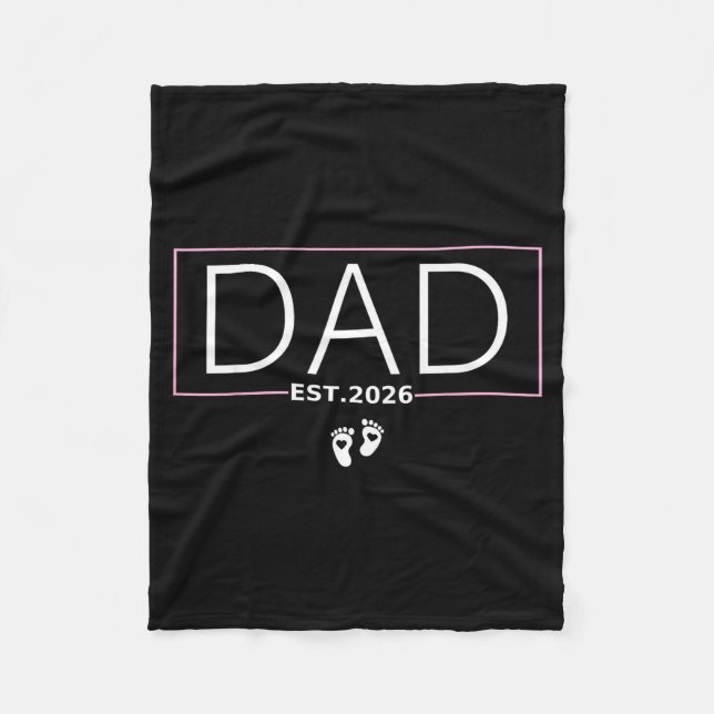 Manta Polar Dad Est. 2026 Expect Baby 2026 Father 2026 New Dad (Anverso)