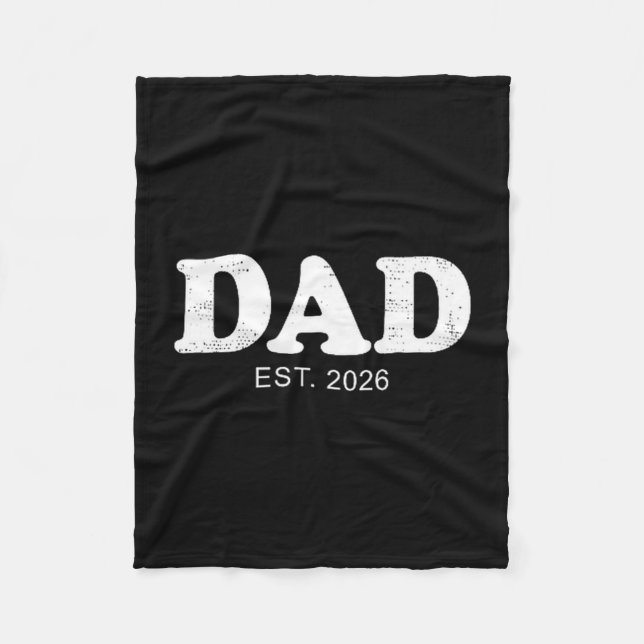 Manta Polar Dad Est. 2026 Logo Father 2026 Loading New Dad 202 (Anverso)
