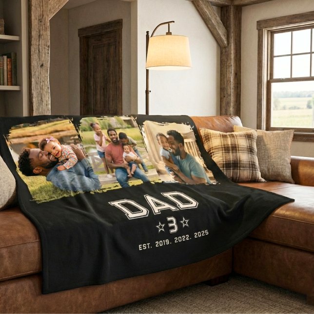 Manta Polar Dad Established Classic Bold White Black 3 Photo (Subido por el creador)