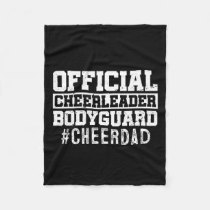 Manta Polar Dad Funny Papa oficial de animadores Bodyguard