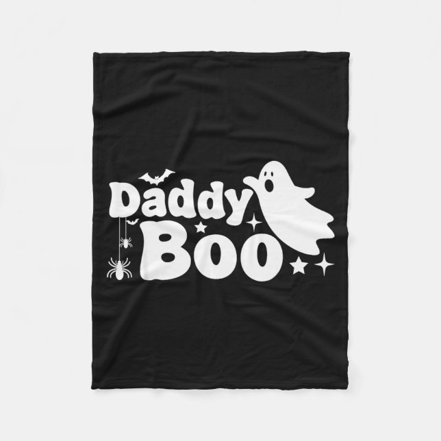 Manta Polar Daddy Boo Funny Ghost Halloween Family Matching  (Anverso)