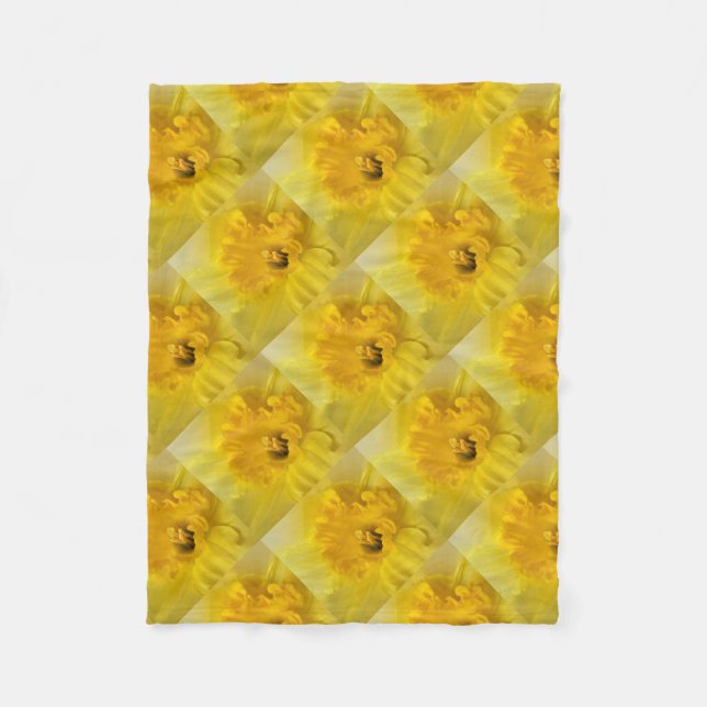 Manta Polar daffodil amarillo (Anverso)