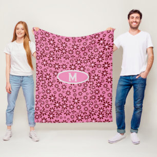 Manta Polar Daisies Simple Elegante Moderno