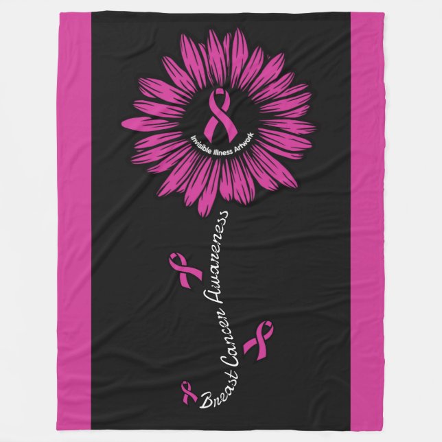 Manta Polar Daisy... Cáncer de Mama (Anverso)