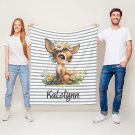 Manta Polar Daisy Fawn Snuggle