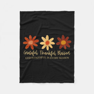 Manta Polar Daisy Floral Agradecida Agradecida Bendecida Dios