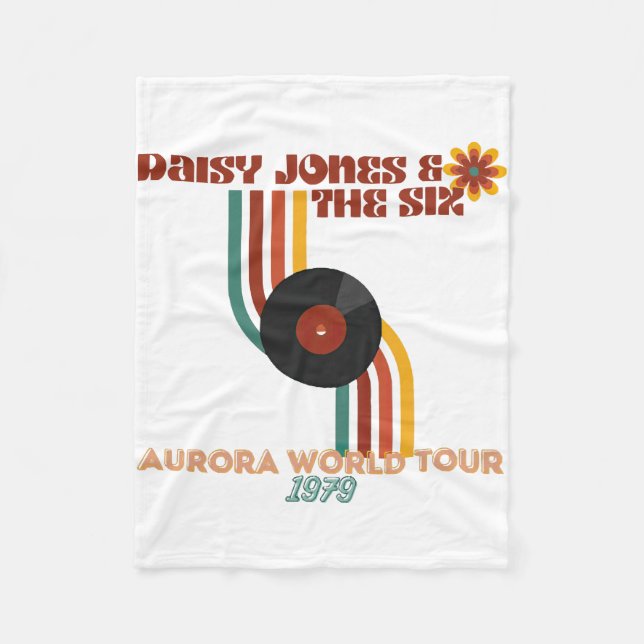 Manta Polar Daisy Jones y The Six  (Anverso)