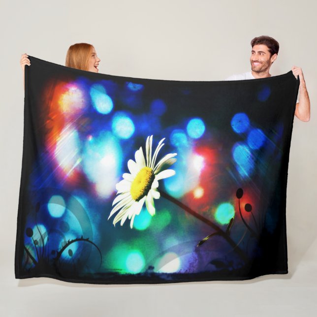 Manta Polar Daisy Pop Art (In situ)