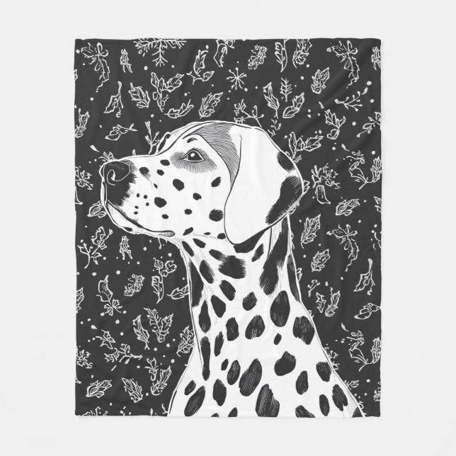 Manta Polar Dalmatian blanket (Anverso)