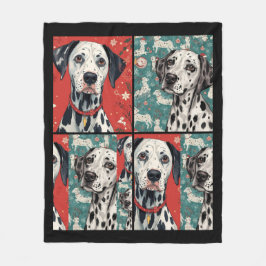 Manta Polar Dalmatian blanket