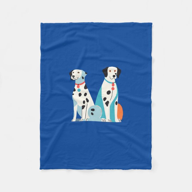 Manta Polar dalmatiens couverture bébé (Anverso)