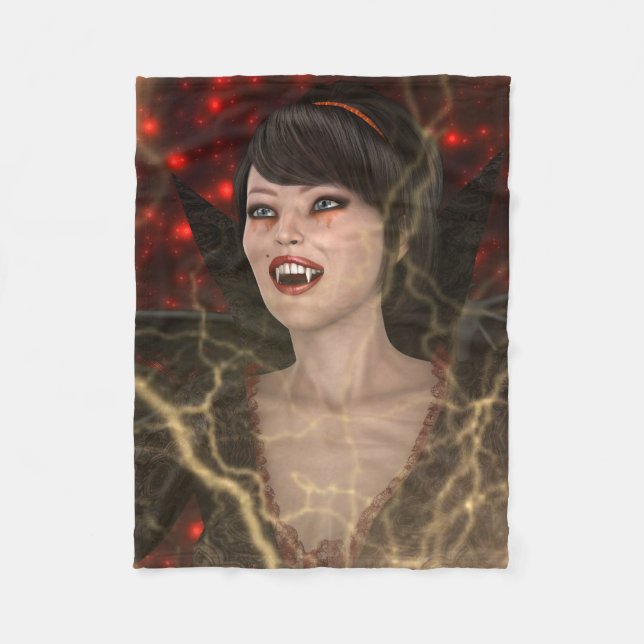 Manta Polar Dama vampiro (Anverso)