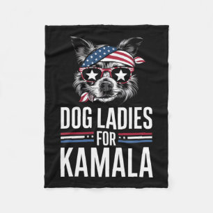 Manta Polar Damas Para Kamala, Perro Gracioso 2024