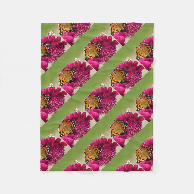 Manta Polar Damas pintadas (Anverso)