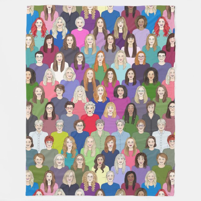 Manta Polar damas y feministas (Anverso)