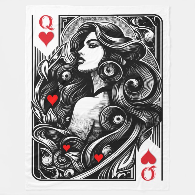 Manta Polar Dame de cœur à vous l'honneur  (Anverso)