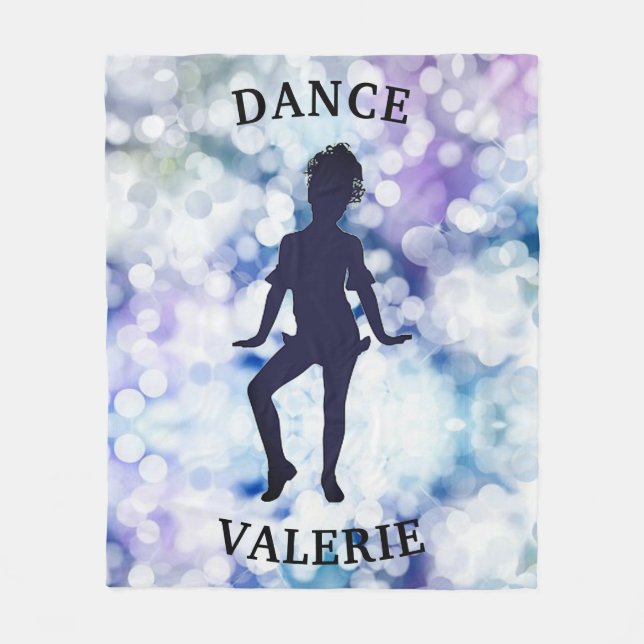 Manta Polar Dance Fleece Blanket con su nombre (Anverso)