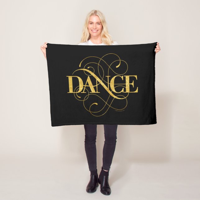 Manta Polar Dance Flourish Fleece Blanket (In situ)