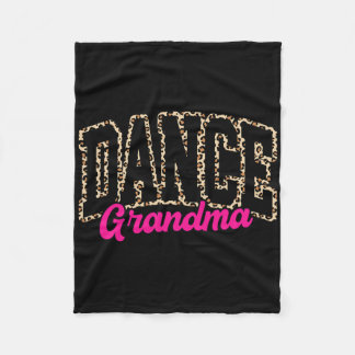 Manta Polar Dance Grandma Leopard Bailando con Chicas de la vi