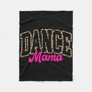 Manta Polar Dance Mom Leopard Bailando con mamá Chicas de la v
