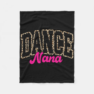 Manta Polar Dance Nana Leopard bailando Nana Life Chicas Mujer