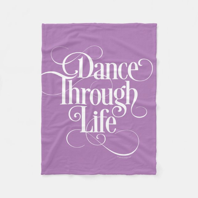 Manta Polar Dance Through Life Fleece Blanket (Anverso)