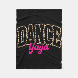 Manta Polar Dance Yaya Leopard Dancing Yaya Life Chicas Mujere