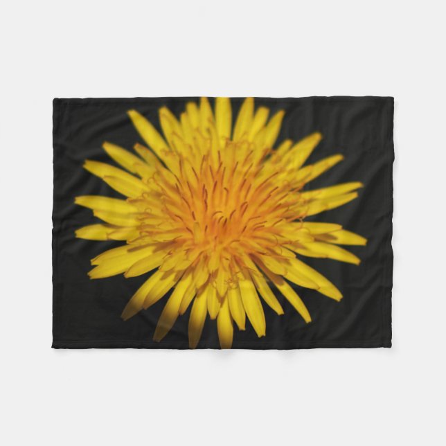 Manta Polar Dandelion Flower fbcna (Frente (Horizontal))