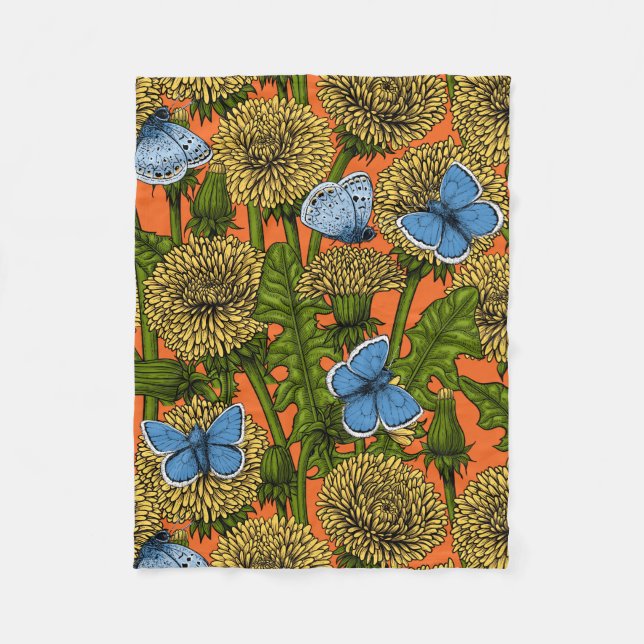 Manta Polar Dandelion medow (Anverso)