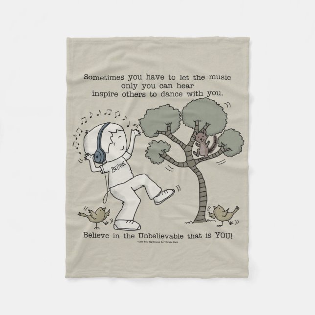 Manta Polar Danza (Anverso)