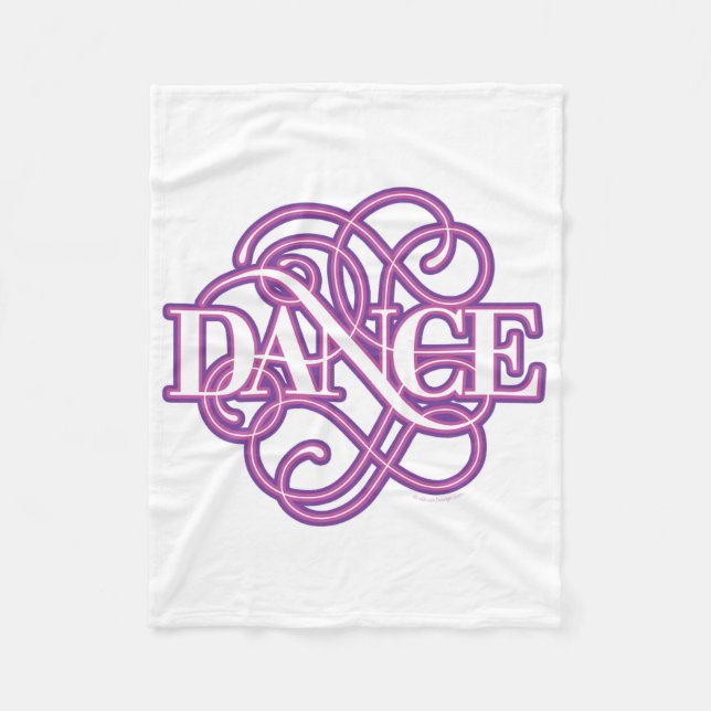 Manta Polar Danza florece (Anverso)