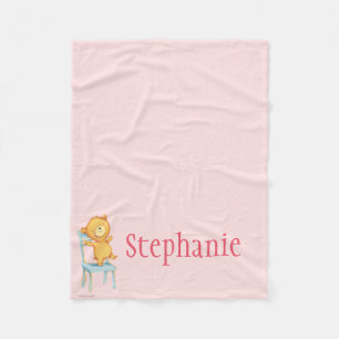 Manta Polar Danzas y juegos amarillos del oso en silla