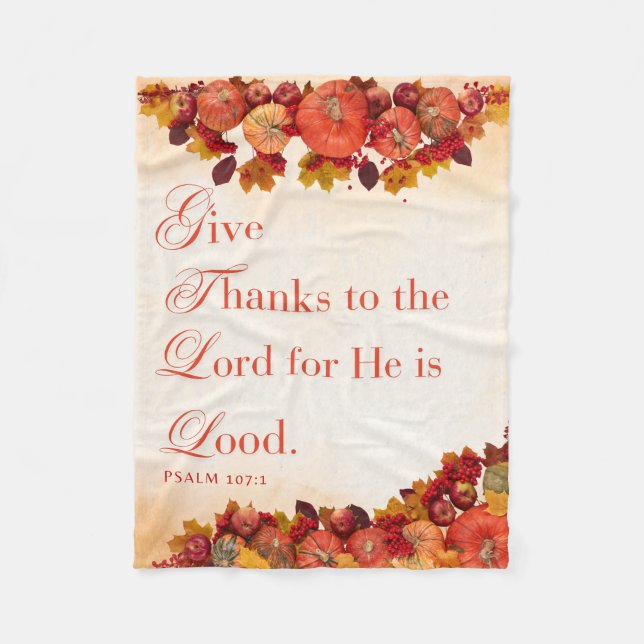 Manta Polar Dar las gracias (Anverso)