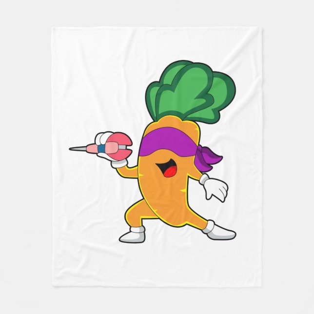 Manta Polar Dardos de Zanahoria Dardo (Anverso)