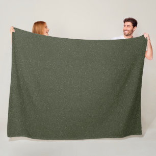 Manta Polar Dark Moss Textura Personalizado Fleece Blanket