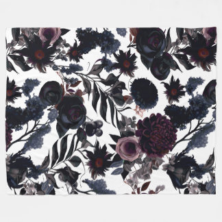 Manta Polar "Dark Romance Wildflower