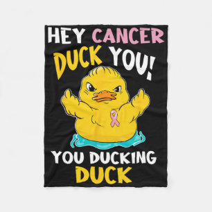 Manta Polar Darling Duckie - Guerrero del Cáncer de Mama