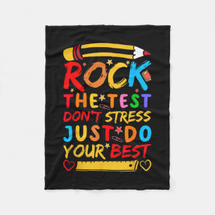 Manta Polar Day Rock The Test Funny Teacher Student Testing Ex