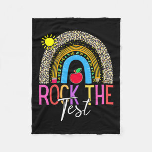 Manta Polar Day Rock The Test Teacher Testing Day Leopard Rain