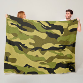 Manta Polar de camuflaje