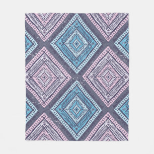 Manta Polar De etnia tribal. Patata de ilustracion inmaculada