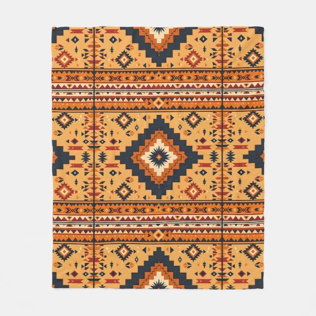 Manta Polar De inspiración tribal (Anverso)