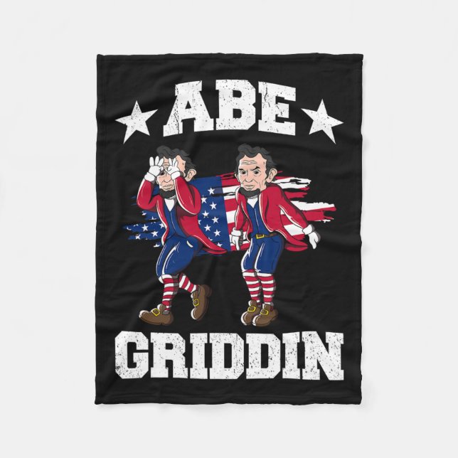Manta Polar De Julio Abraham Lincoln Griddy Abe Griddin (Anverso)