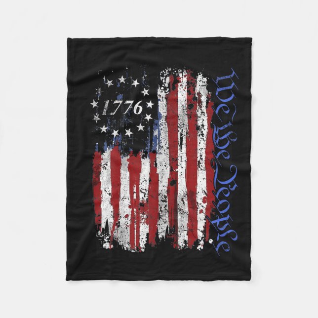 Manta Polar De Julio Camisetas Nosotros, El Pueblo 1776 Hincha (Anverso)