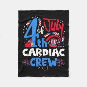 Manta Polar De Julio Equipo Cardíaco Enfermera Cardiaca Feliz