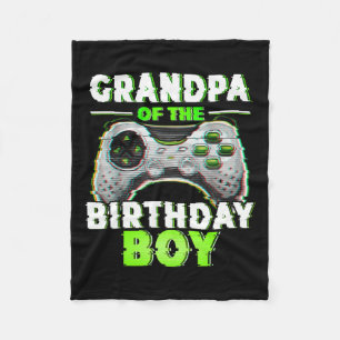 Manta Polar De La Familia De Videojuegos De Cumpleaños