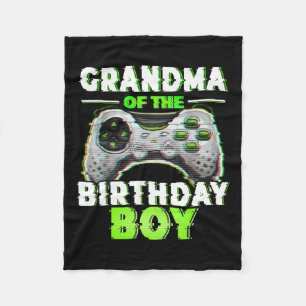 Manta Polar De La Familia De Videojuegos De Cumpleaños