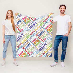 Manta Polar De la fiesta regalos únicos y 100os de cumpleaño