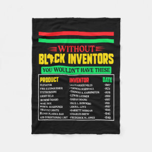 Manta Polar De los inventores negros olvidados Mes de Historia