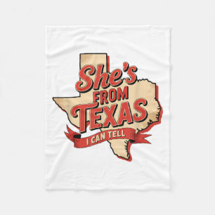 Manta Polar de Texas puede decir retro vaquera sureña mujeres